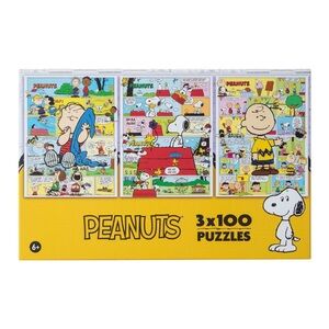THREE Peanuts Puzzles in one Set NWT